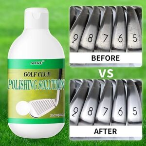 Golf Club Polishing Solution 10.6oz Restorer Cleaner for Steel Aluminum Zinc